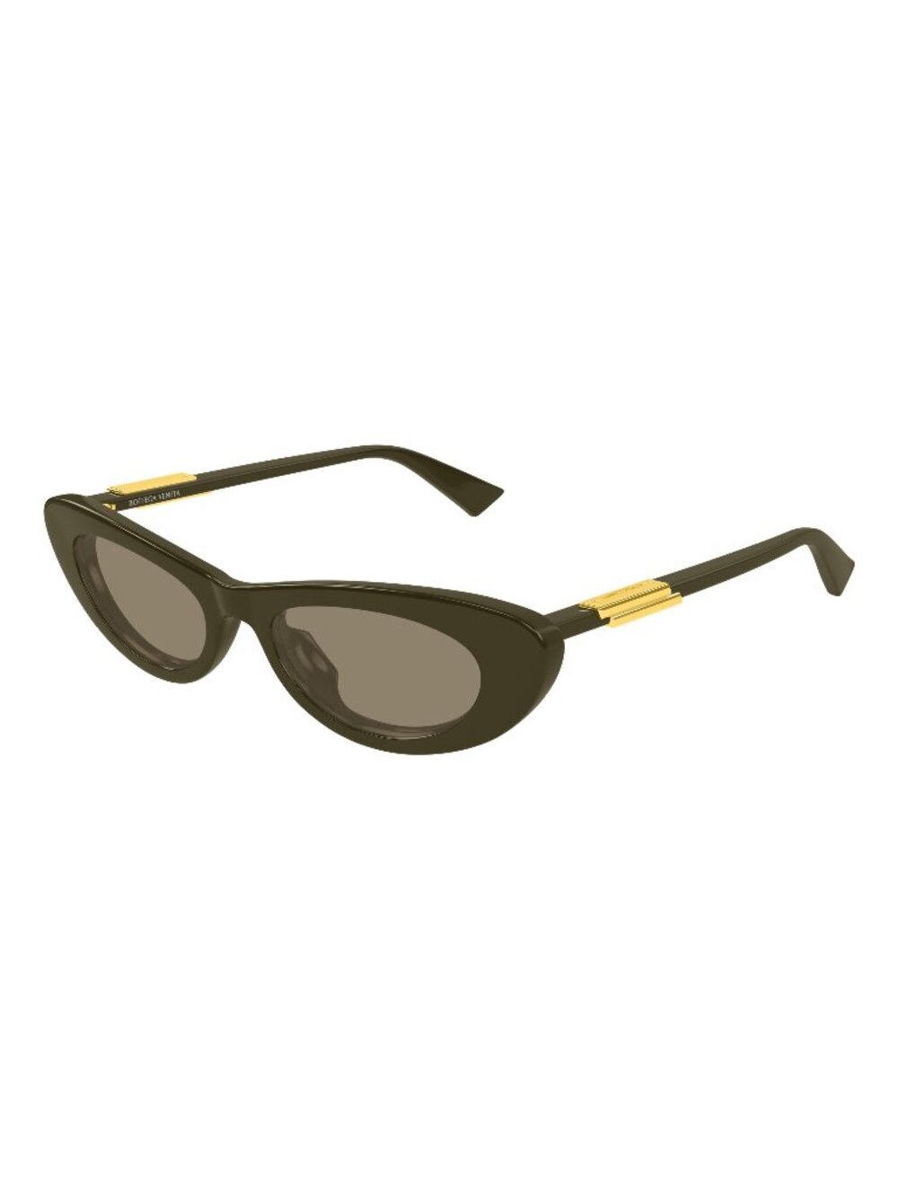 New Bottega Veneta Women's Sunglasses Green Brown Lens Acetate Frame BV1447S 005